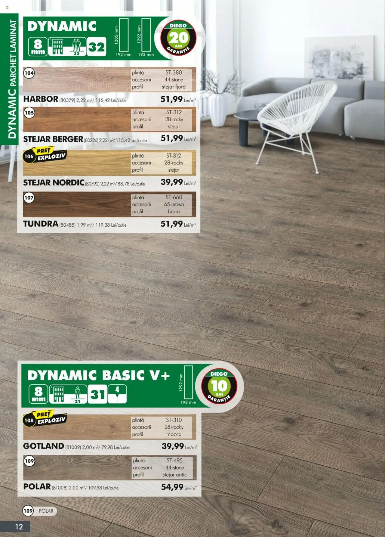 Noul catalog Diego – valabil de la 01.04.2024 | Pagină: 12 | Produse: Parchet
