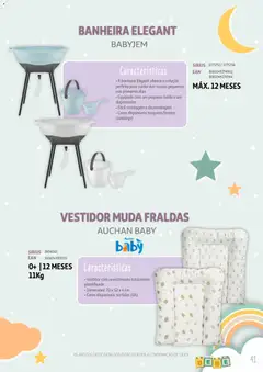 Pré-visualização Auchan - Catálogo Puericultura válido de 13.01.2026 | Página: 41 | Produtos: Balde, Fraldas