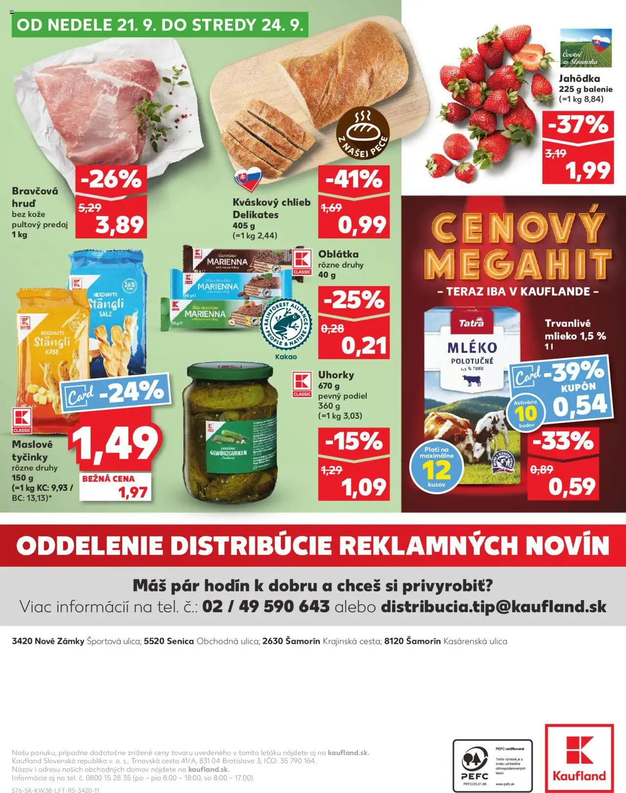 Kaufland SK akciós ujság - amely érvényes a következő dátumtól: 18.09.2025 | Oldal: 76