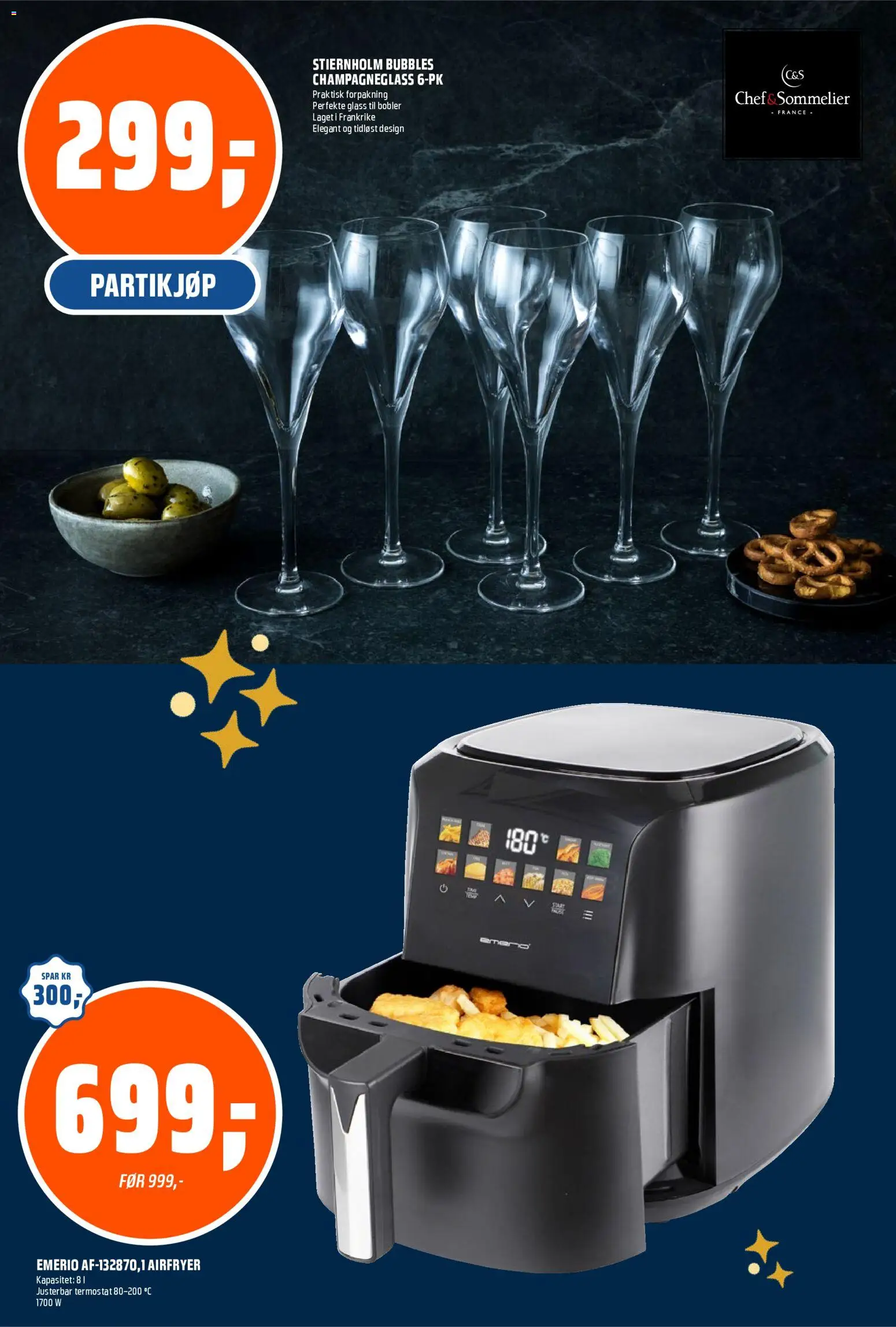 {H1} | Side: 15 | Produkter: Airfryer, Glass