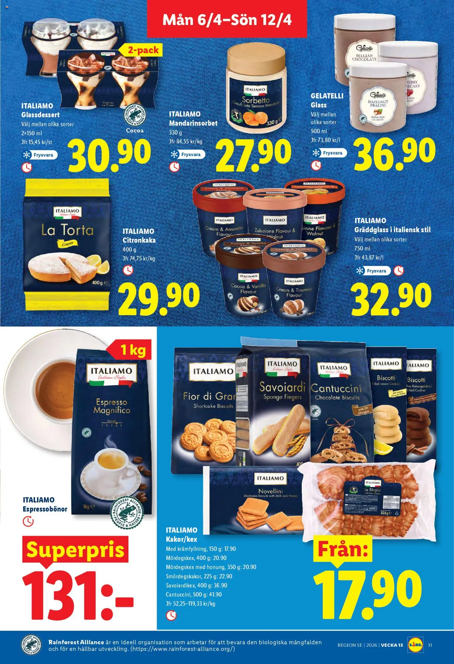 Lidl reklamblad aktuell från 06.04.2026 | Sida: 11 | Produkter: Glass