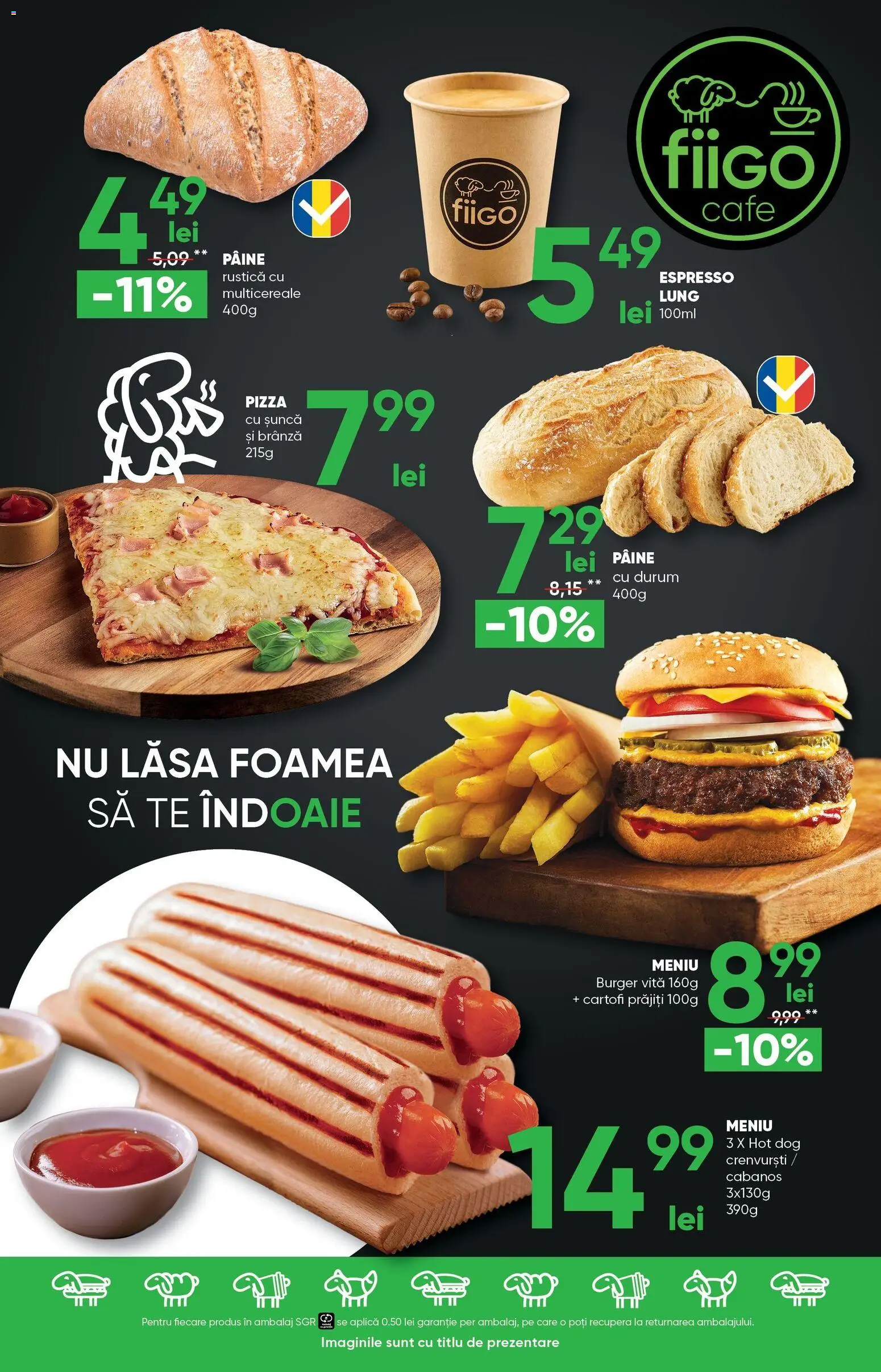 Noul catalog Profi – valabil de la 07.01.2026 | Pagină: 7 | Produse: Crenvurști, Brânză, Pizza, Burger