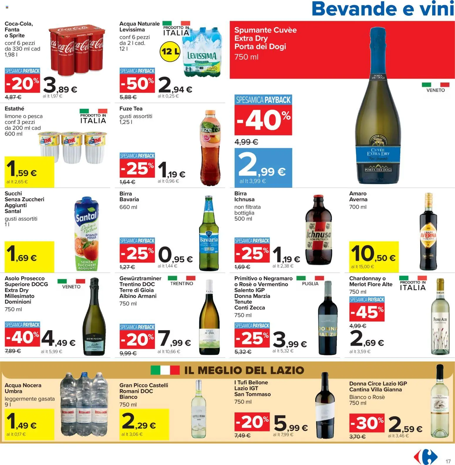 Volantino Carrefour del 07.04.2026 | Pagina: 17 | Prodotti: Pesca, Arancia, Bottiglia, Amaro
