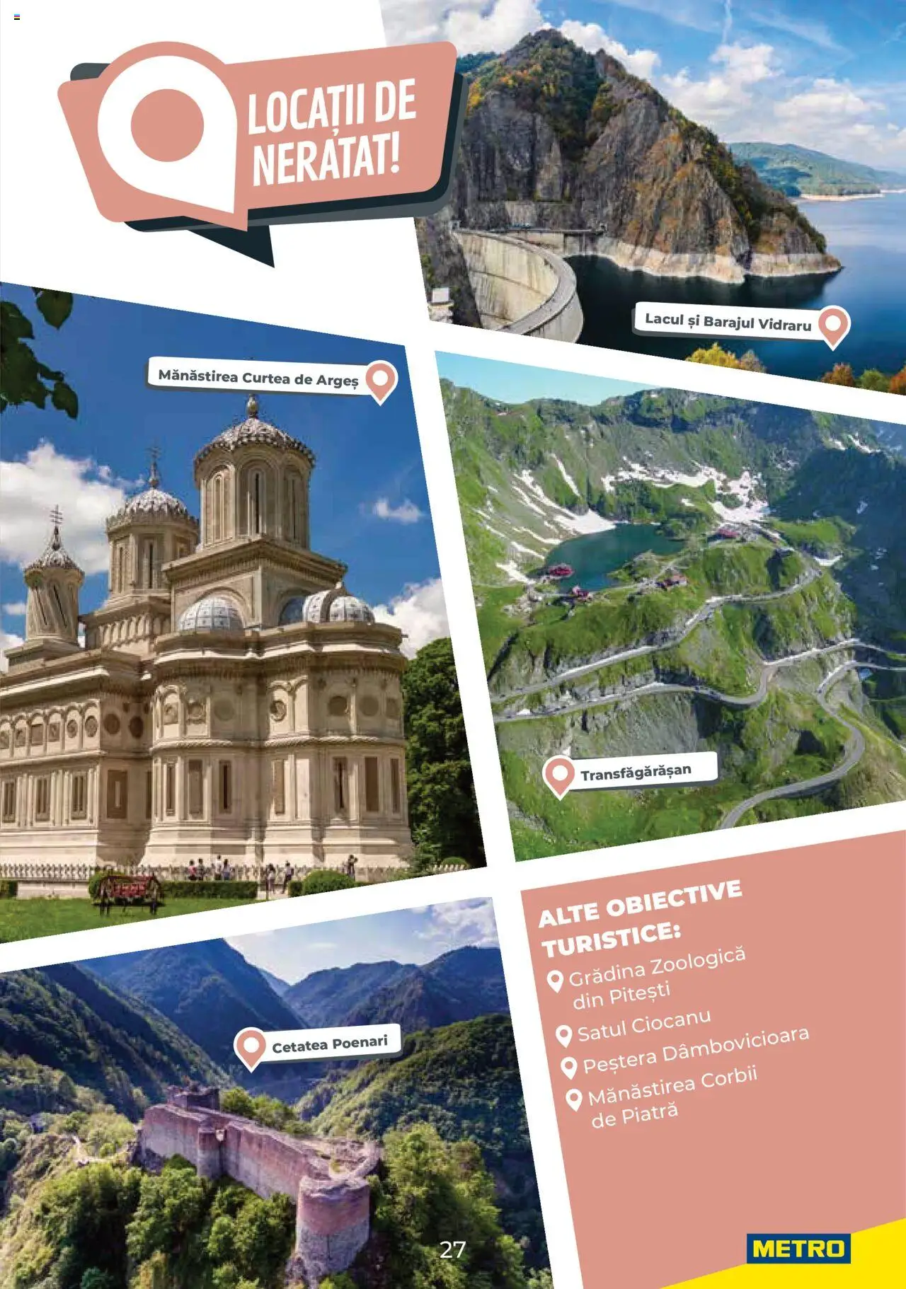 Metro catalog - Ghid de călătorie România – valabil de la 01.08.2025 | Pagină: 27