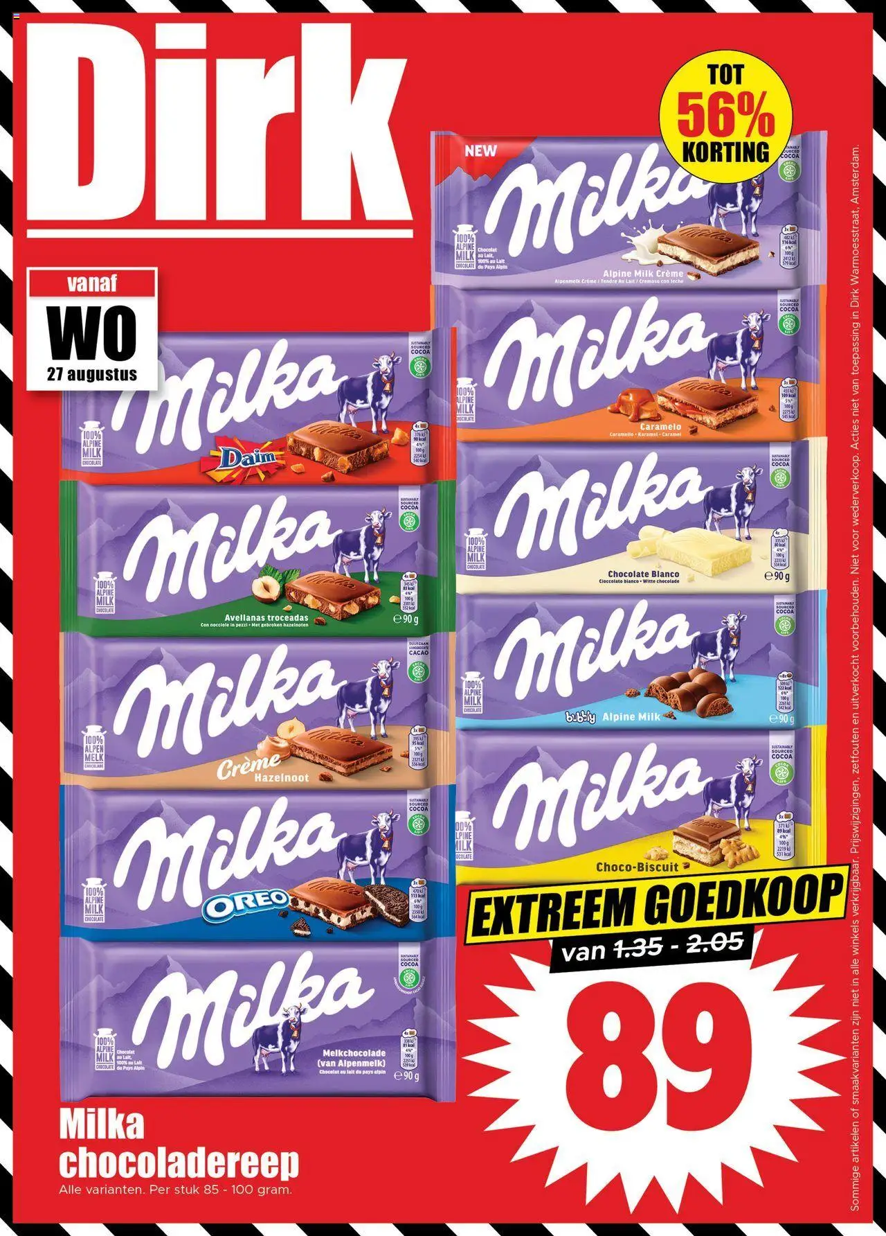 | Pagina: 28 | Producten: Chocolade, Fagyasztott gyümölcs, Chocoladereep, Crème