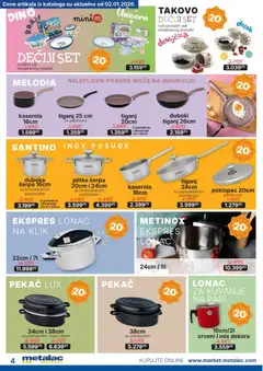 Metalac Market katalog - pregled Metalac Market kataloga - važi od 01.01.2026 | Strana: 4