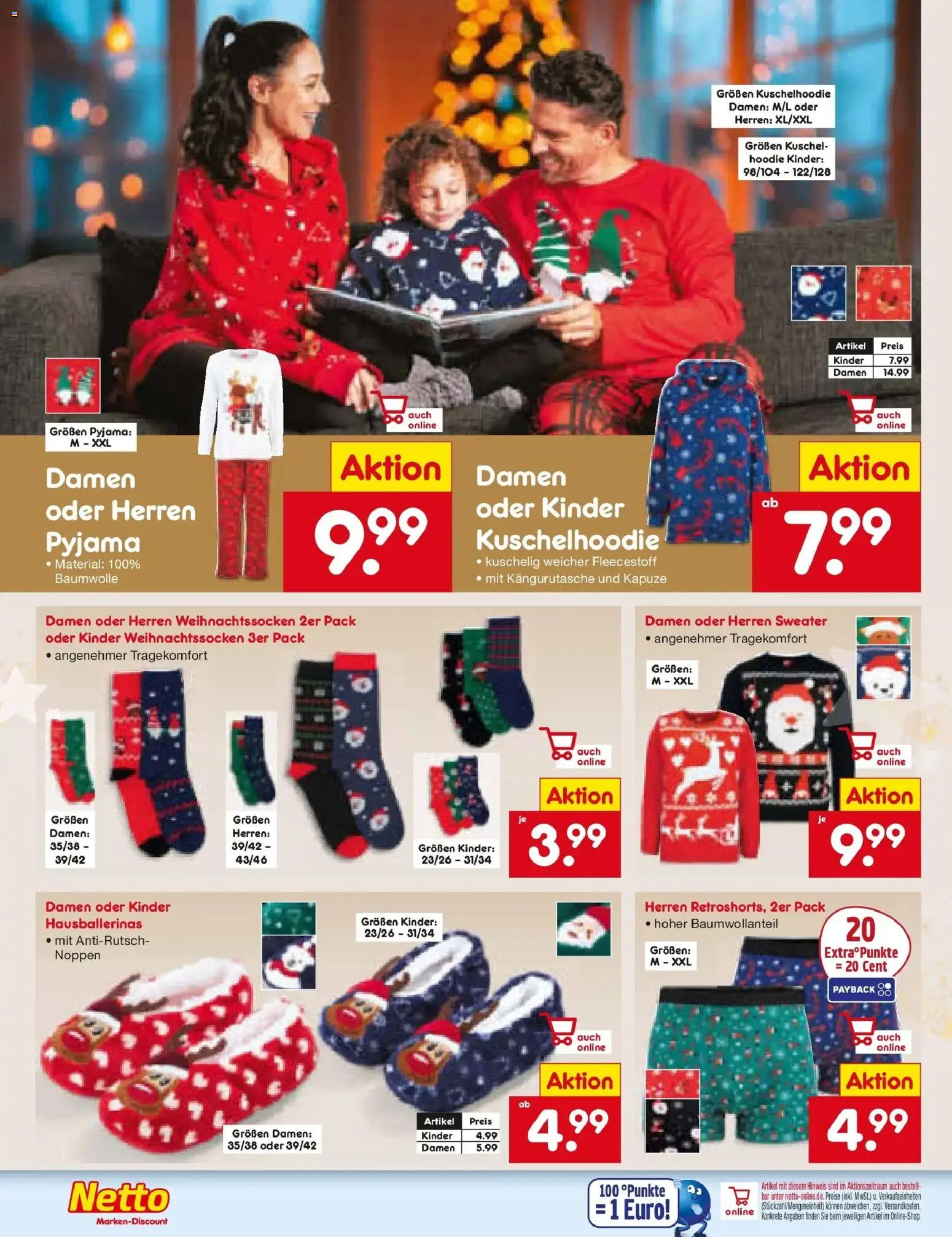 Netto Marken-Discount - Netto: Wochenangebote – gültig ab 10.11.2025 | Seite: 34 | Produkte: Hoodie, Pyjama