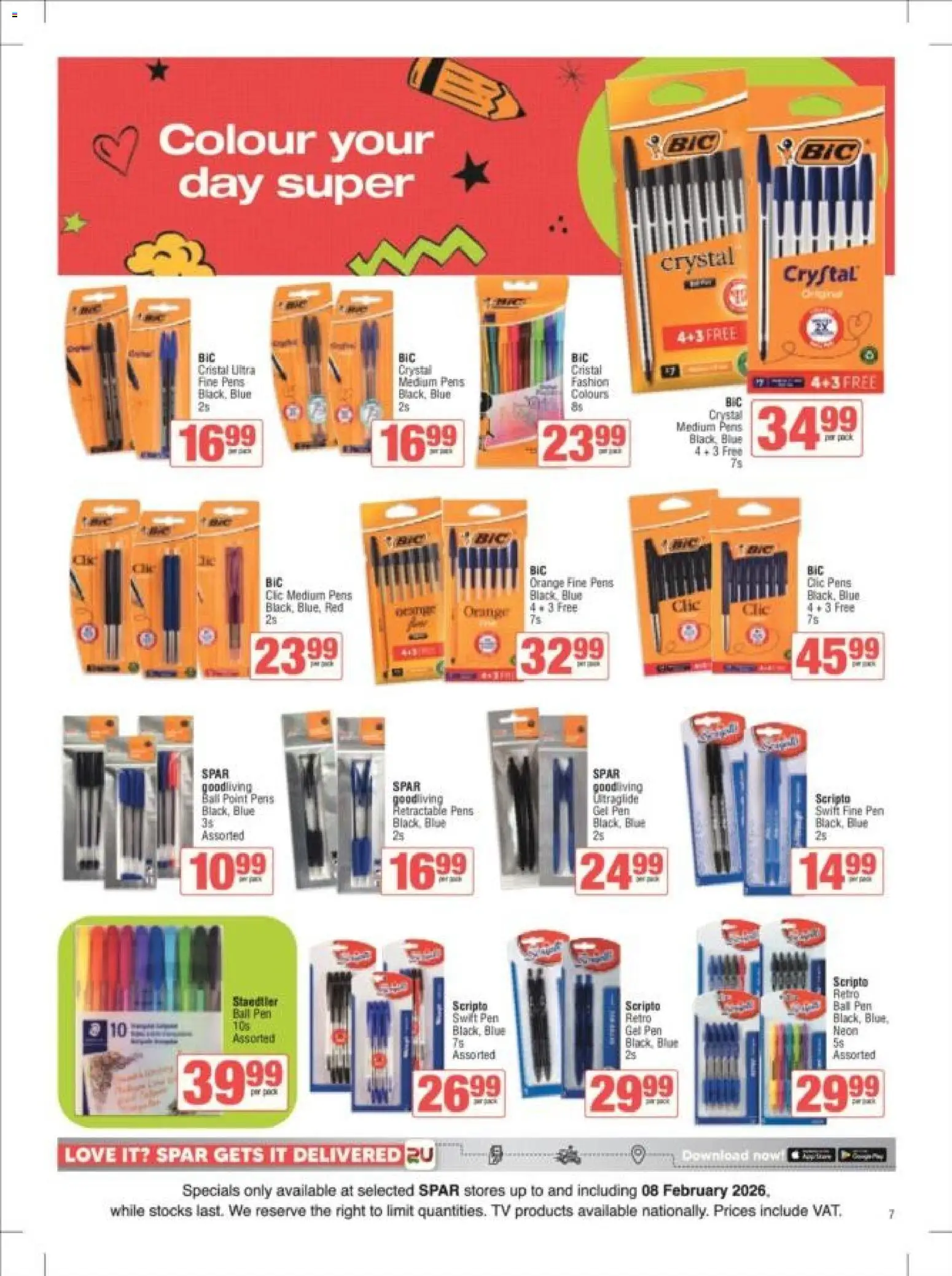 New Superspar catalogue – valid from 05.01.2026 | Page: 25 | Products: TV, Pen
