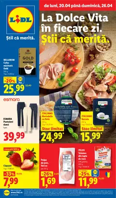 Ofertele Lidl valabile de la 20.04.2026