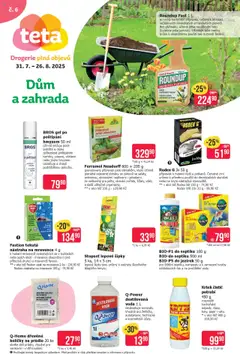Náhled letáku TETA Drogerie leták - Dům a zahrada od 31.07.2025