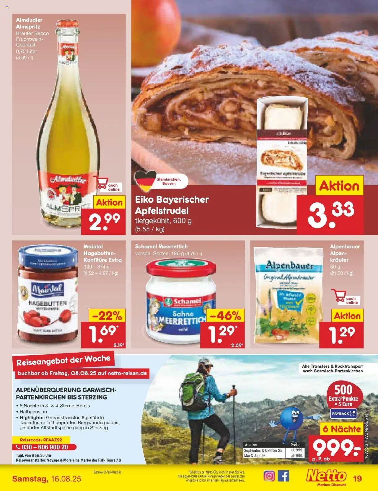 Netto Marken-Discount prospekt Lahnau	 - gültig ab dem 10.08.2025 | Seite: 25 | Produkte: Uhr