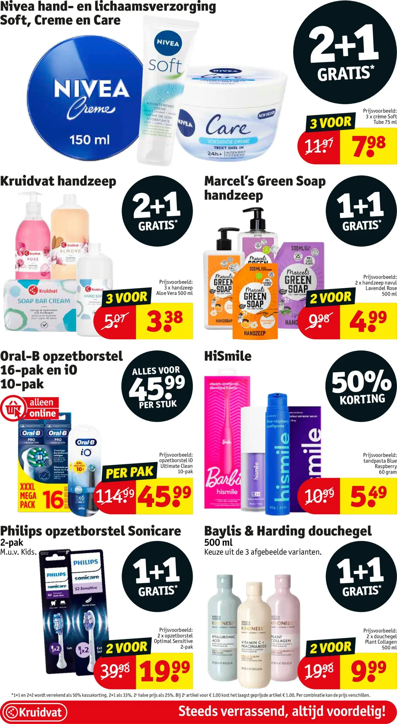 {H1} | Pagina: 32 | Producten: Handzeep, Gel, Tandpasta, Kan