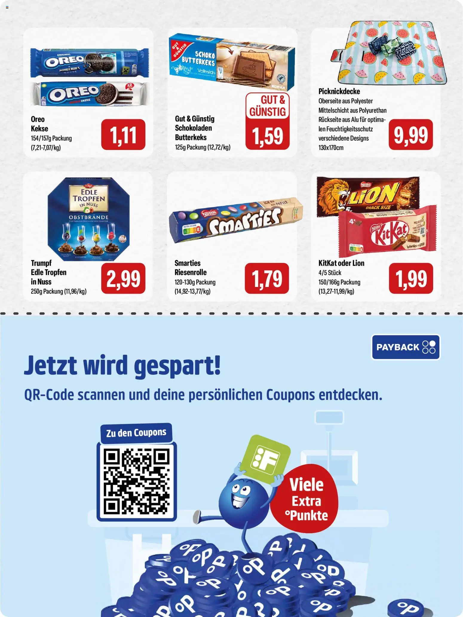Feneberg Angebote – gültig ab 09.04.2026 | Seite: 14 | Produkte: Smarties, Creme, Kekse