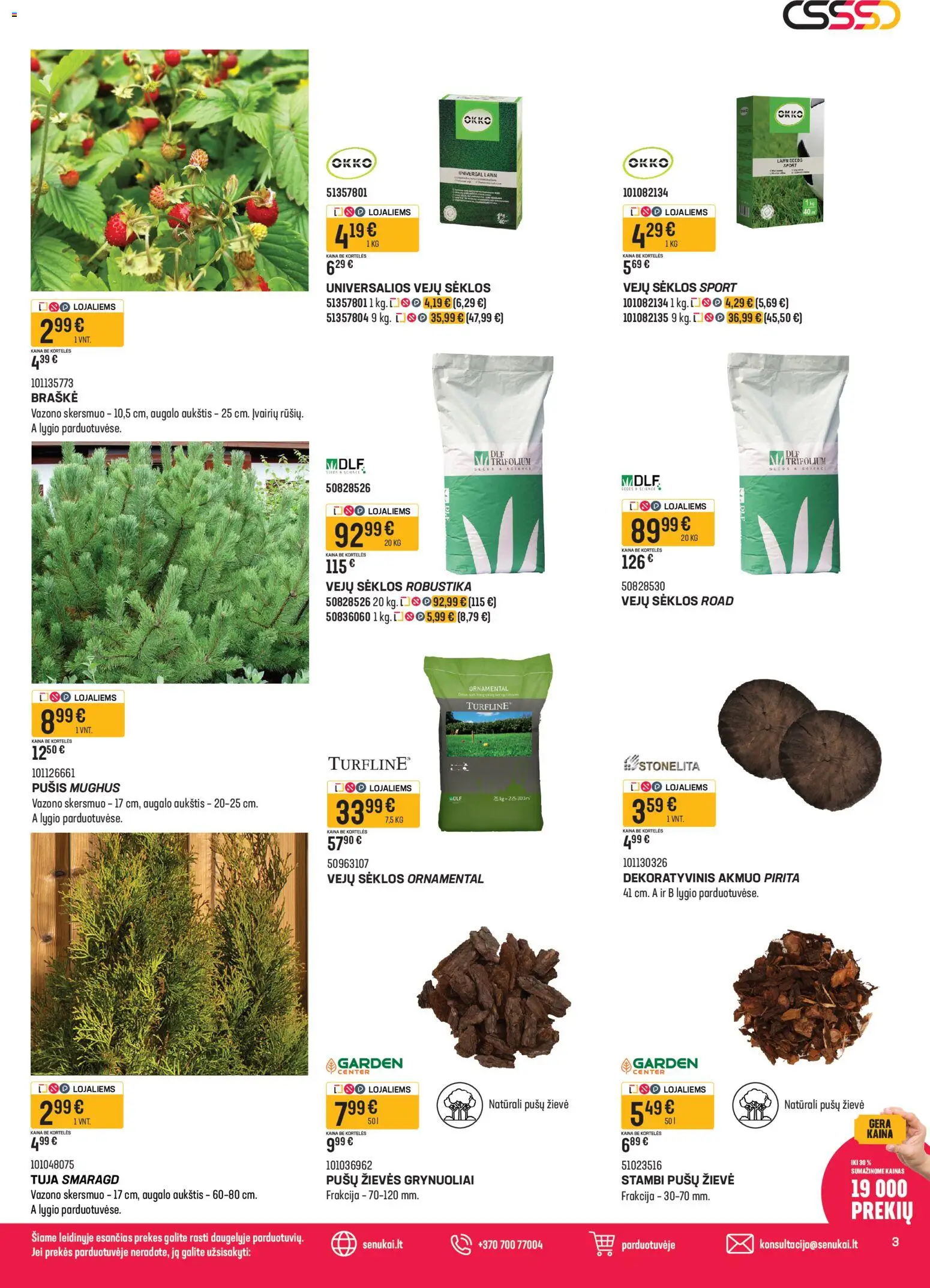 Senukai akcijos nuo 15.04.2026 | Puslapis: 3 | Prekių: Sėklos