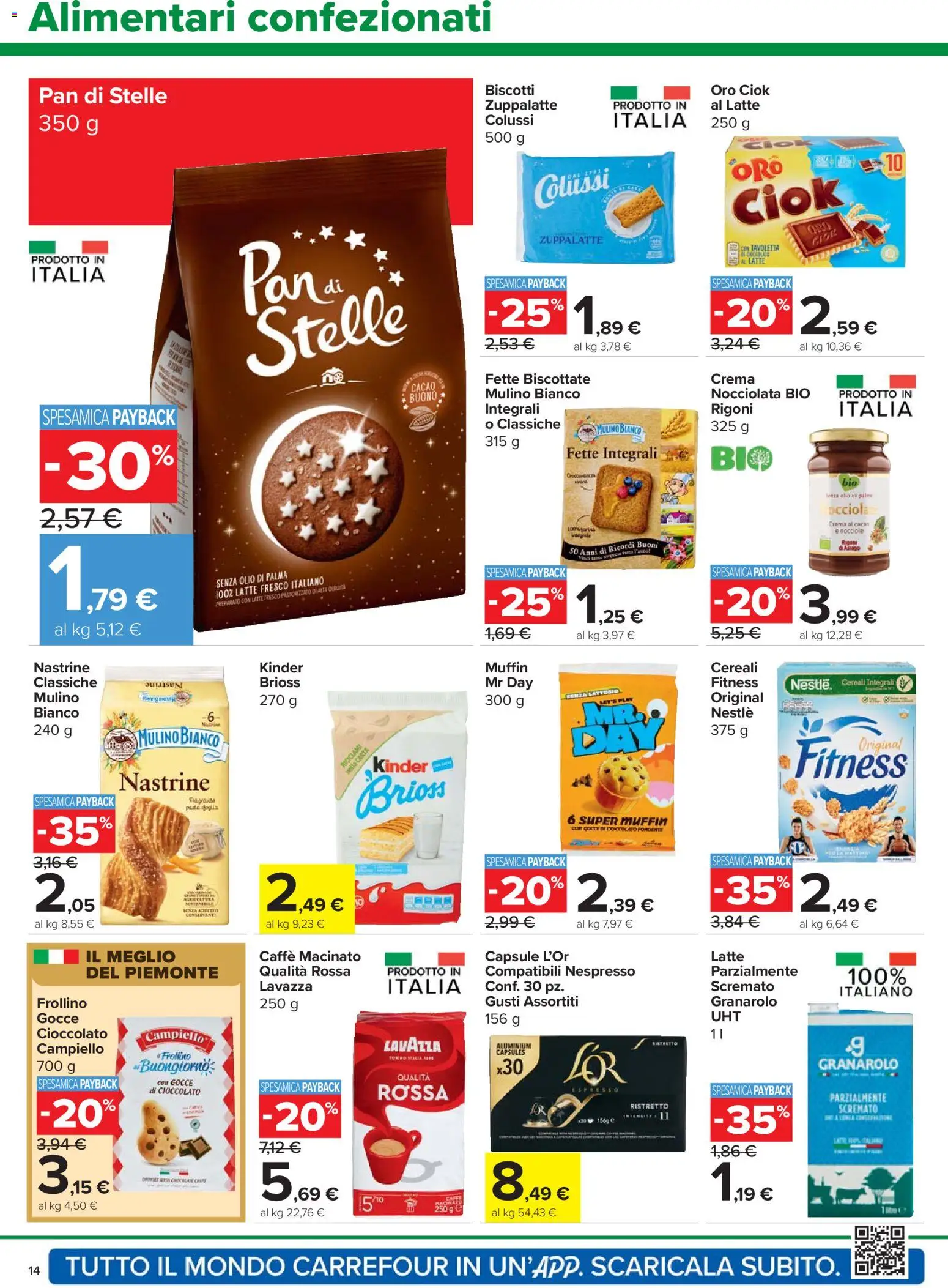 Volantino Carrefour del 24.03.2026 | Pagina: 14 | Prodotti: Caffè, Cioccolato, Cacao, Lavazza