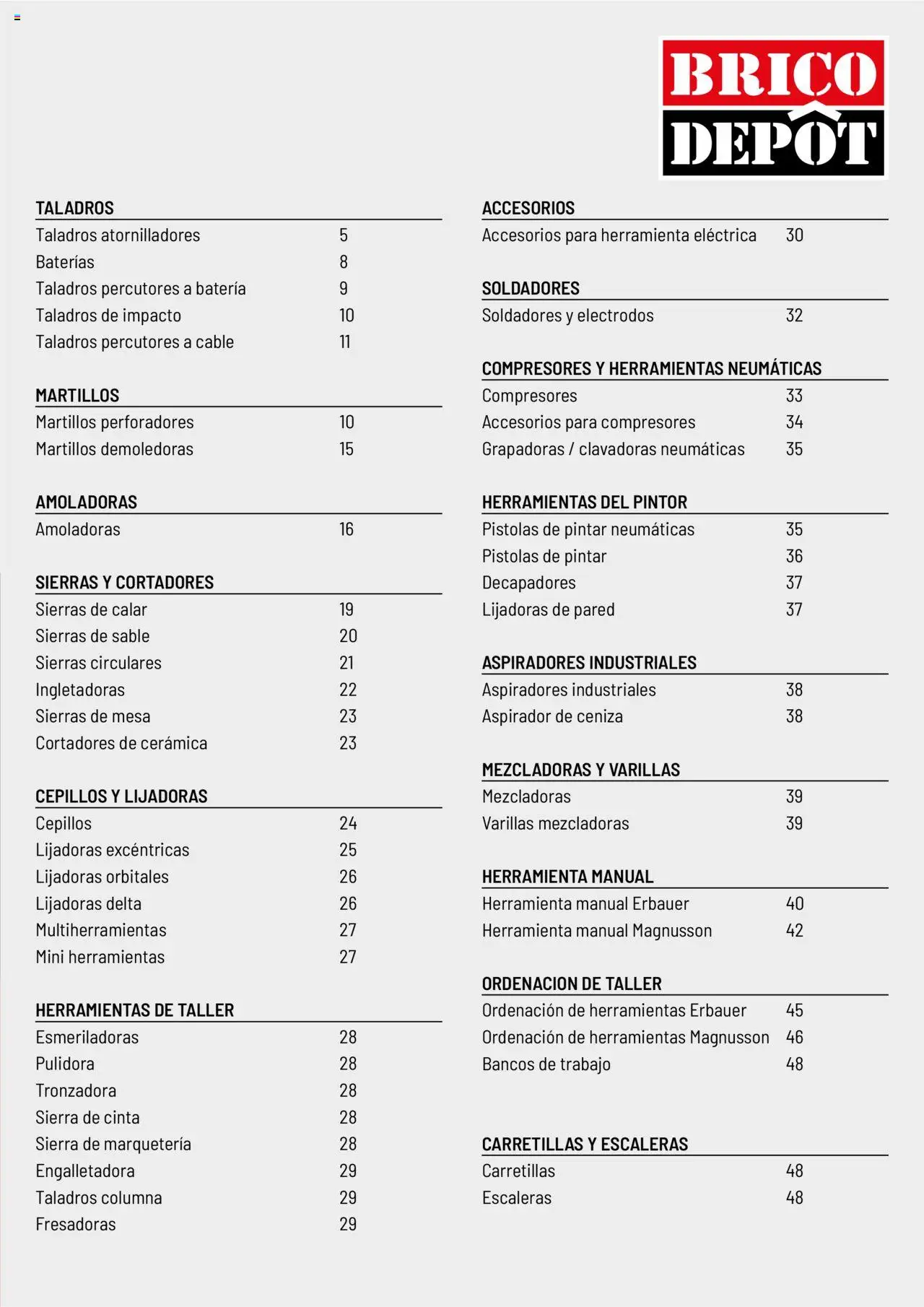 Brico Depôt folleto │ válido desde el 01.04.2025 | Página: 3 | Productos: Cable, Aspirador, Mesa, Batería