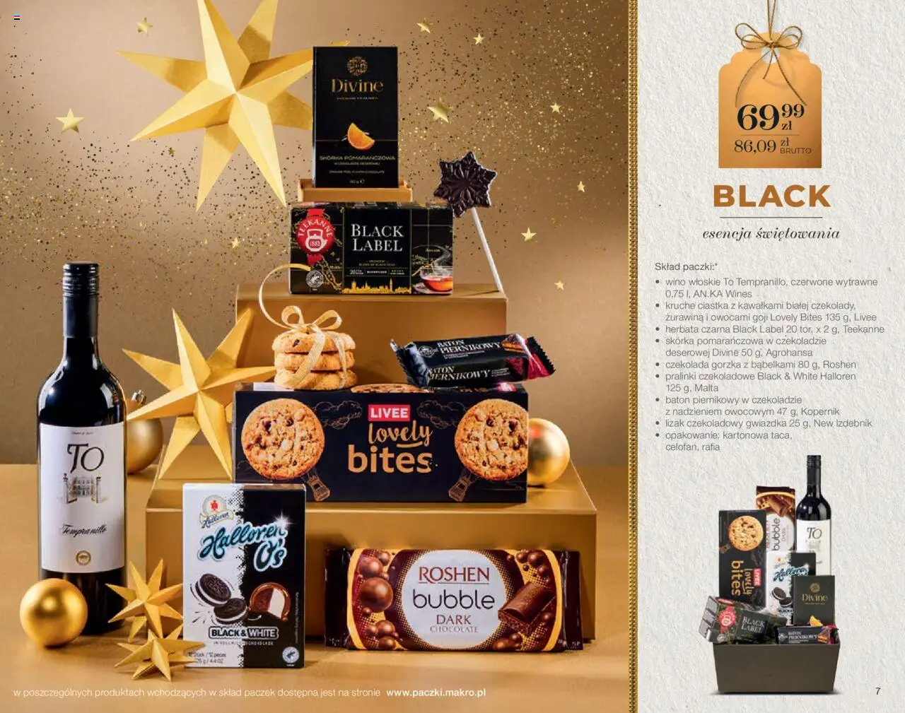 Makro Gazetka - Świat prezentów od 06.10.2025 | Strona: 7 | Produkty: Skórka pomarańczowa, Black Label, Baton, Ciastka