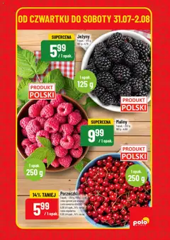 POLOmarket Gazetka - Super Hity od 31.07.2025 | Strona: 5 | Produkty: Maliny, Jeżyny