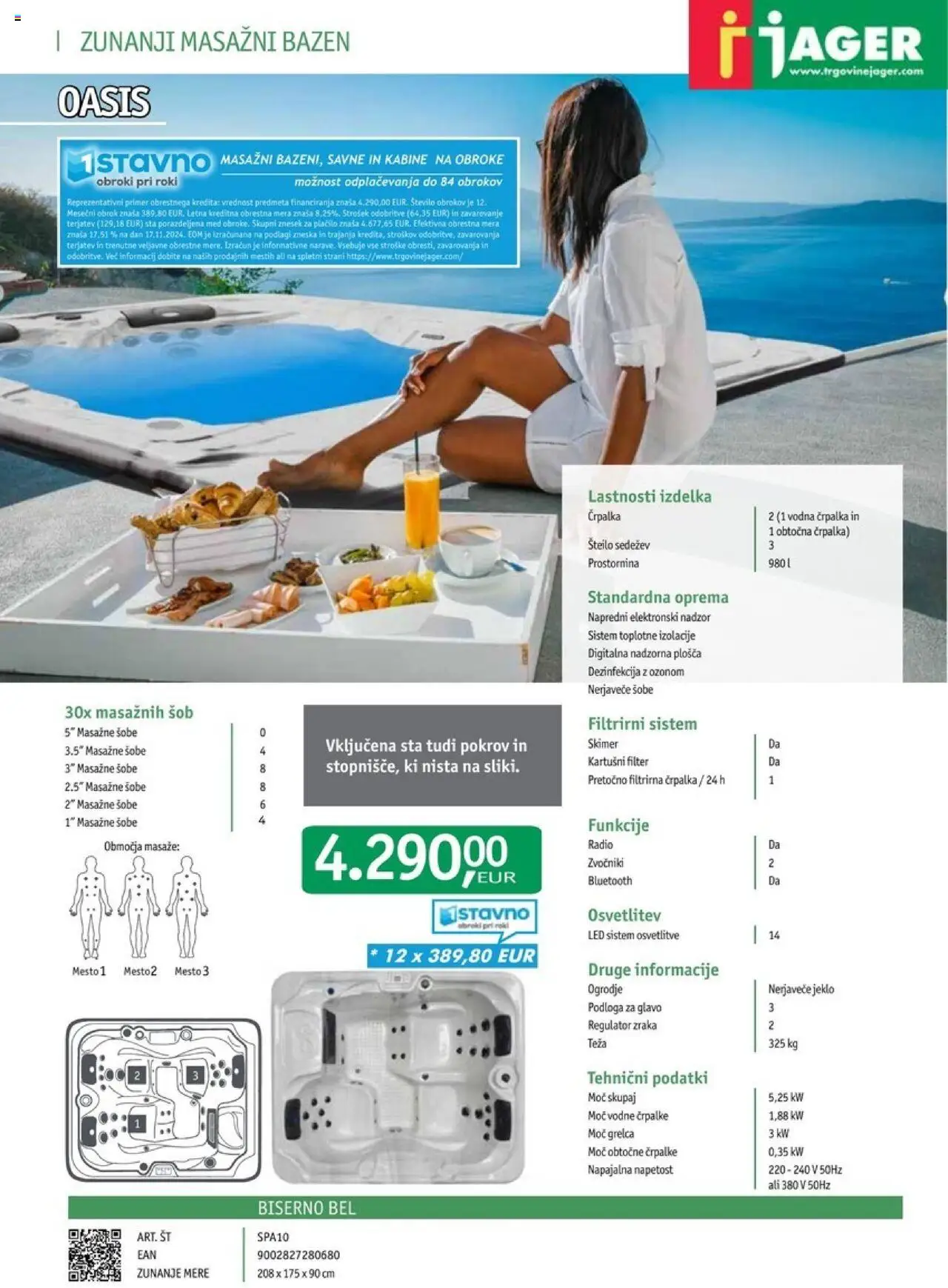 Novi Jager katalog ponudbe – veljaven od 18.11.2024 | Stran: 46 | Izdelki: Črpalka, Teza, Masažni bazen, Podloga