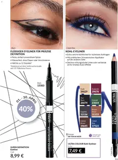 AVON Katalog April 2026 ab 01.04.2026 gültig | Seite: 55 | Produkte: Eyeliner