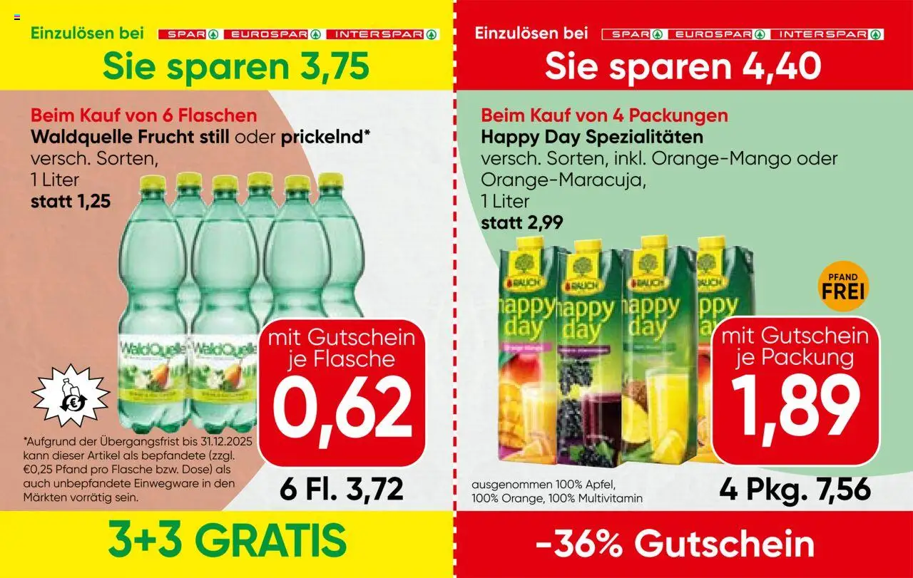 Spar Gutscheinheft -Vorarlberg  gültig ab 21.08.2025 | Seite: 9 | Produkte: Papier blanc