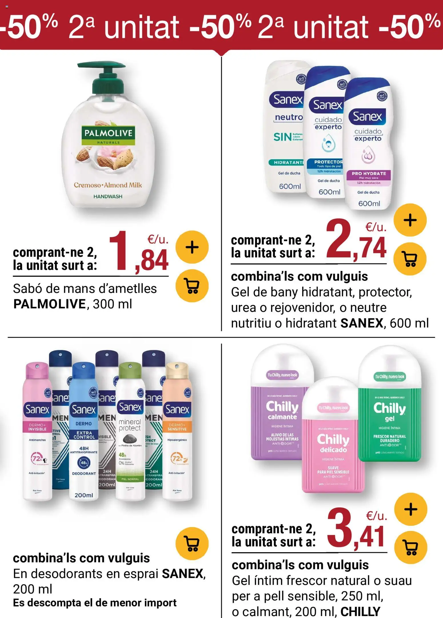 Bonpreu folleto │ válido desde el 03.03.2026 | Página: 33 | Productos: Βαλσάμικο ξύδι, Gel de ducha, Antitranspirante, Ducha