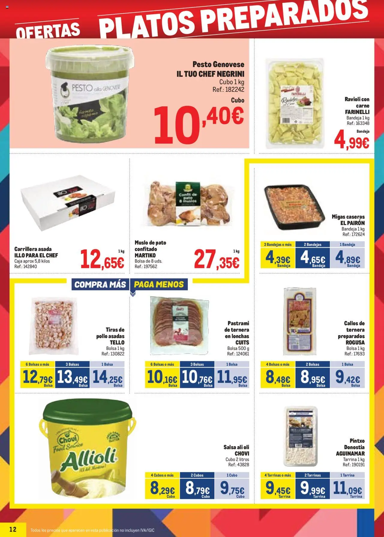 Makro - Precios Norte II │ válido desde el 06.10.2025 | Página: 12 | Productos: Bolsa, Bandeja, Caja