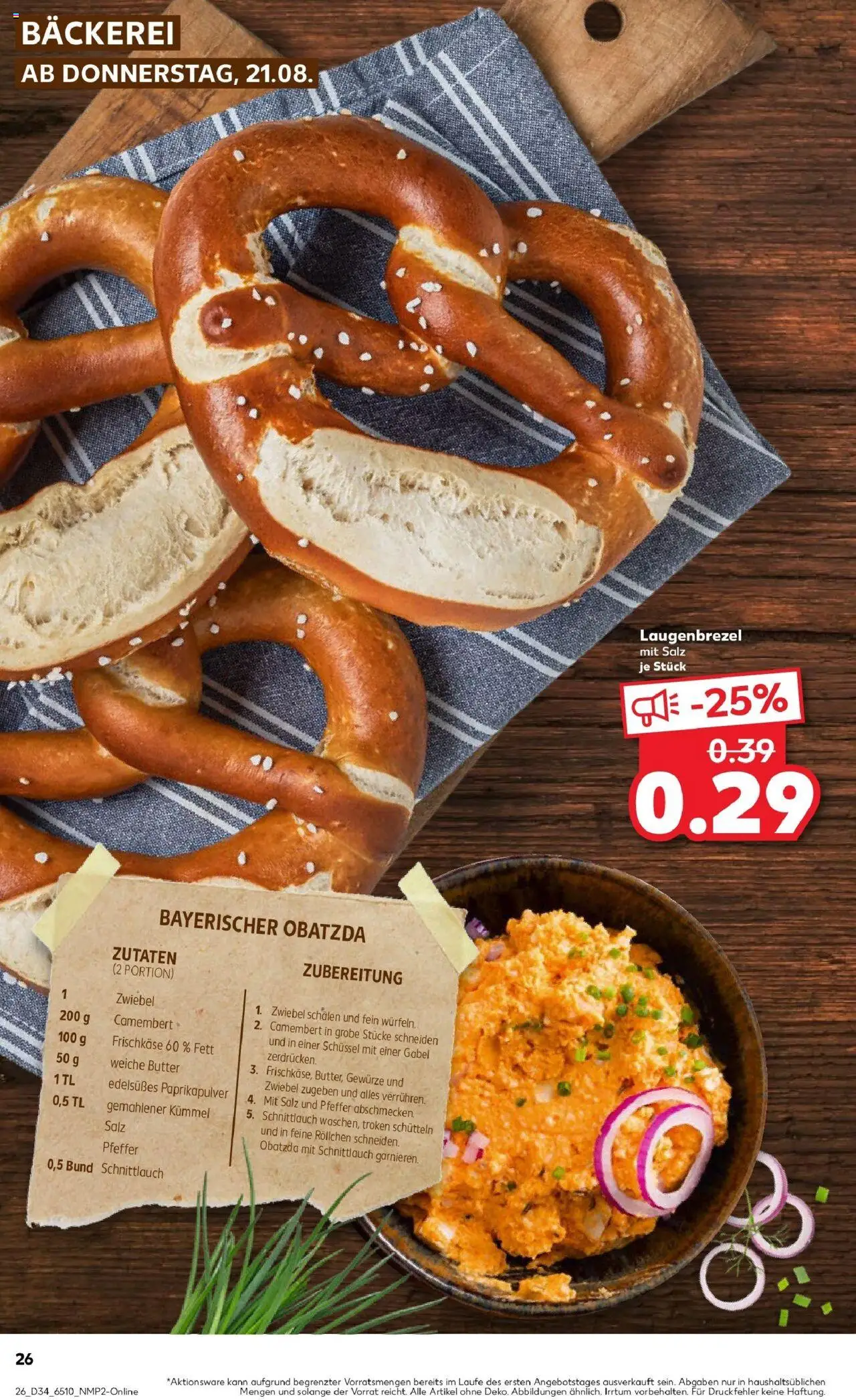 Kaufland prospekt Bonn	 - gültig ab dem 21.08.2025 | Seite: 26 | Produkte: Butter, Gewürze, Pfeffer, Frischkase