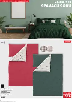 Posteljina od satena, 100% poliesterska vlakna, dimenzije cca. 60x80+140x200 cm, dimenzije cca. 2x60x80+200x200 cm, razni dezeni, pakiranje - Pregled kataloga iz trgovine Kaufland, vrijedi od 26.11.2025 | Stranica: 22