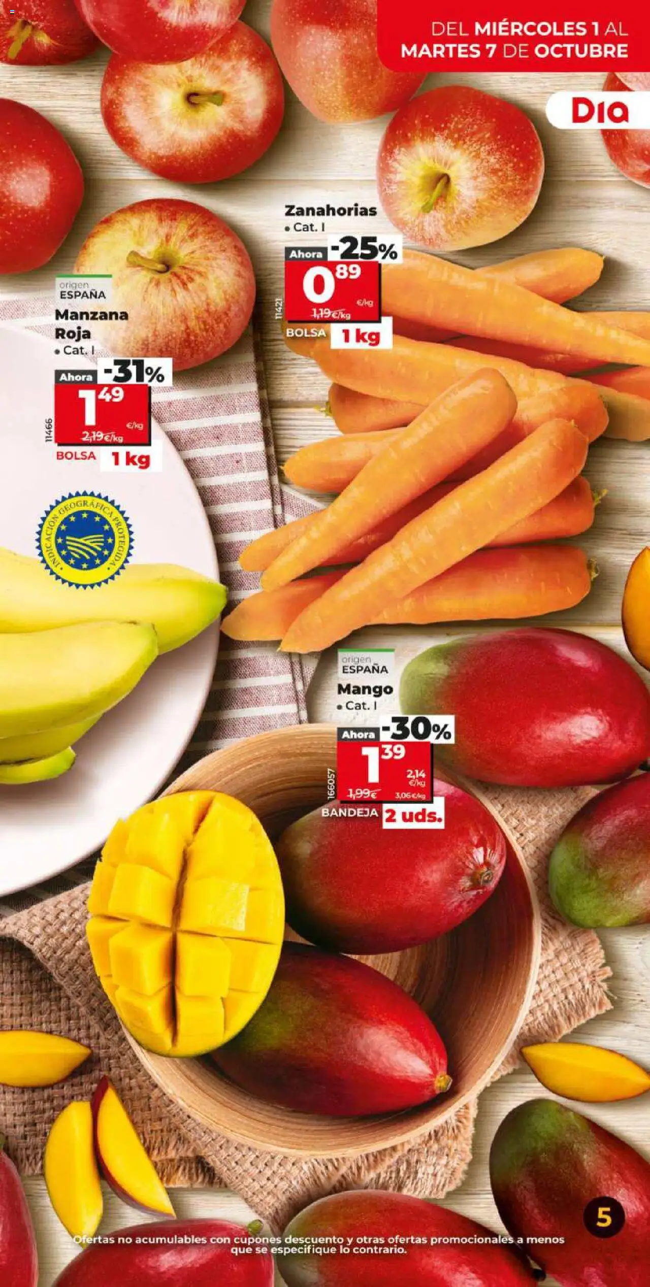 Dia - folleto Market │ válido desde el 01.10.2025 | Página: 5 | Productos: Manzana, Apple, Ρούτερ, Bandeja