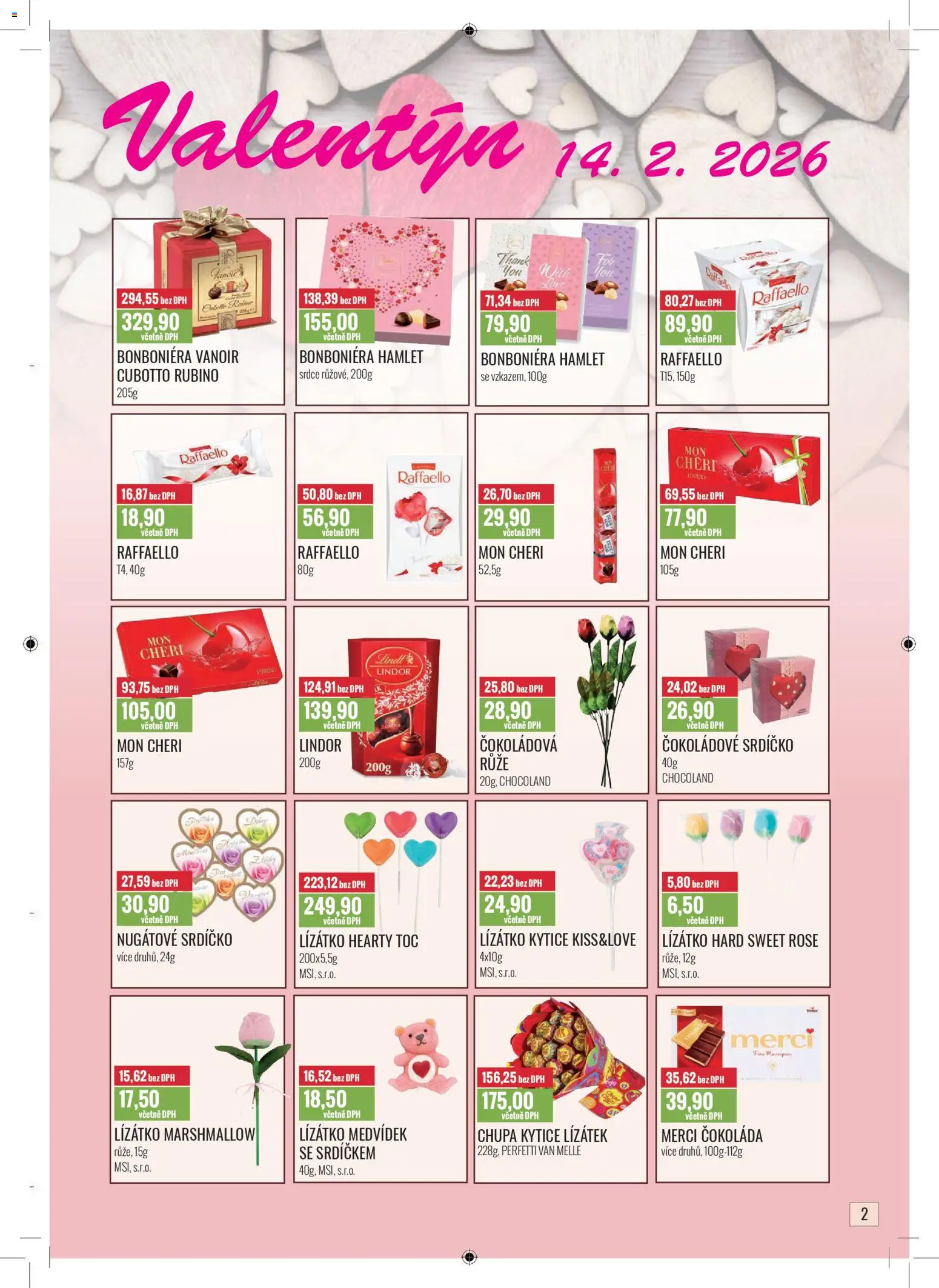 Ratio leták od 01.01.2026 | Strana: 3 | Produkty: Mon Chéri, Čokoláda, Merci, Kytice