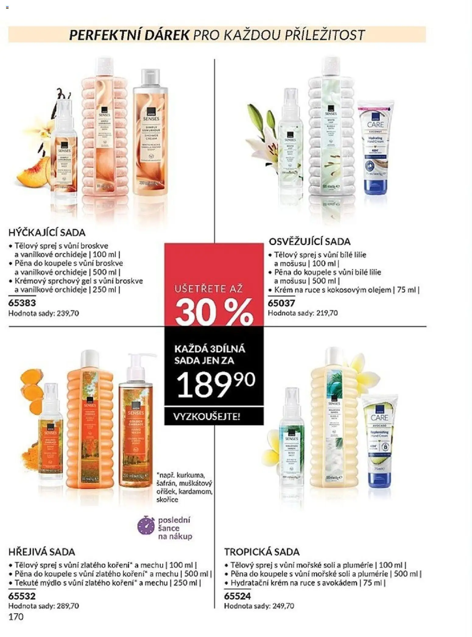 Avon katalog 2/2026 od 01.02.2026 | Strana: 170 | Produkty: Krém na ruce, Pěna do koupele, Krém, Broskve