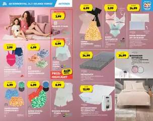 Aldi - Aktionen ab 24.07.2025 | Seite: 6 | Produkte: Unterwäsche, Pyjama, Bettwäsche