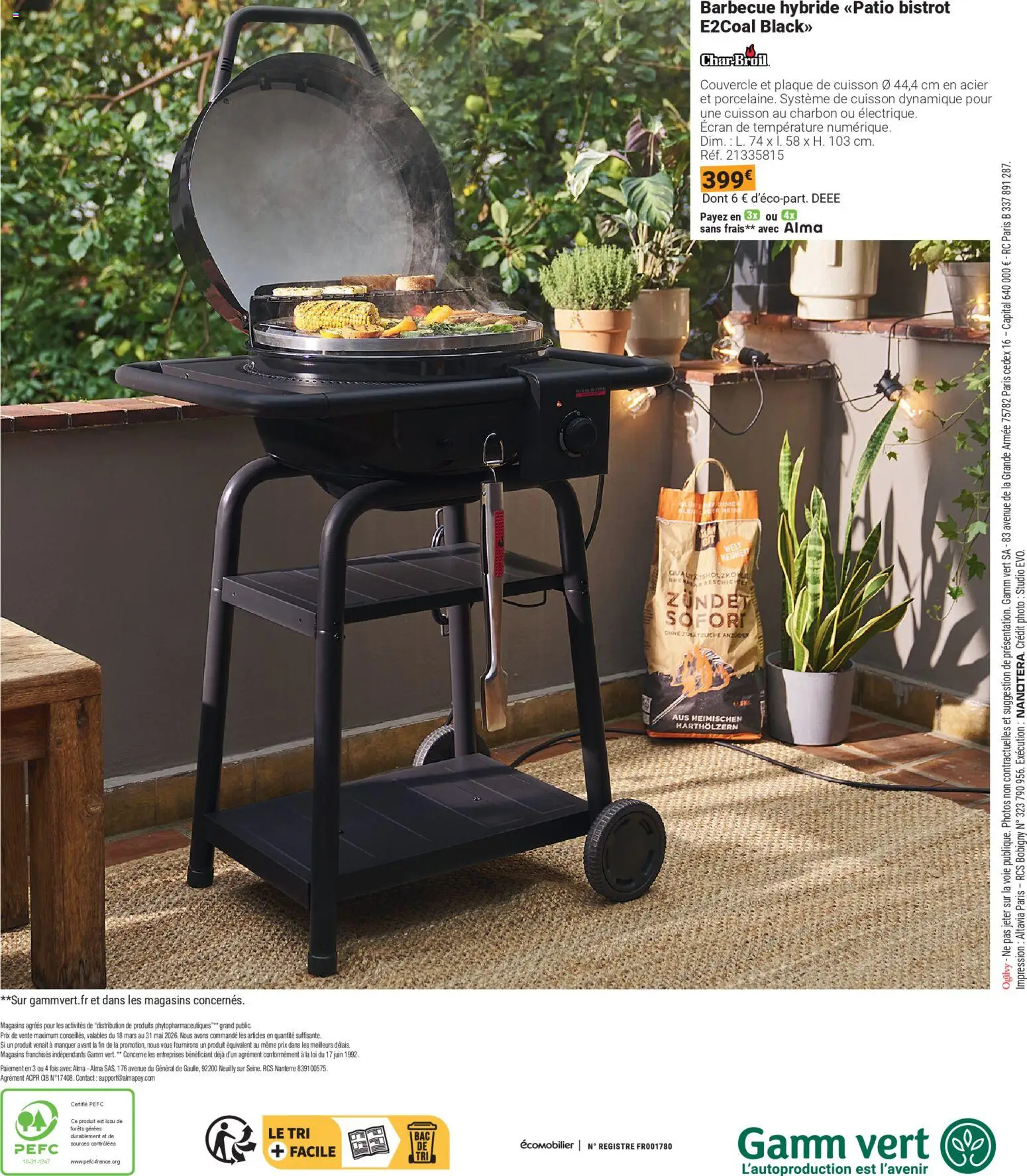 {H1} | Page: 46 | Produits: Barbecue, Plaque de cuisson