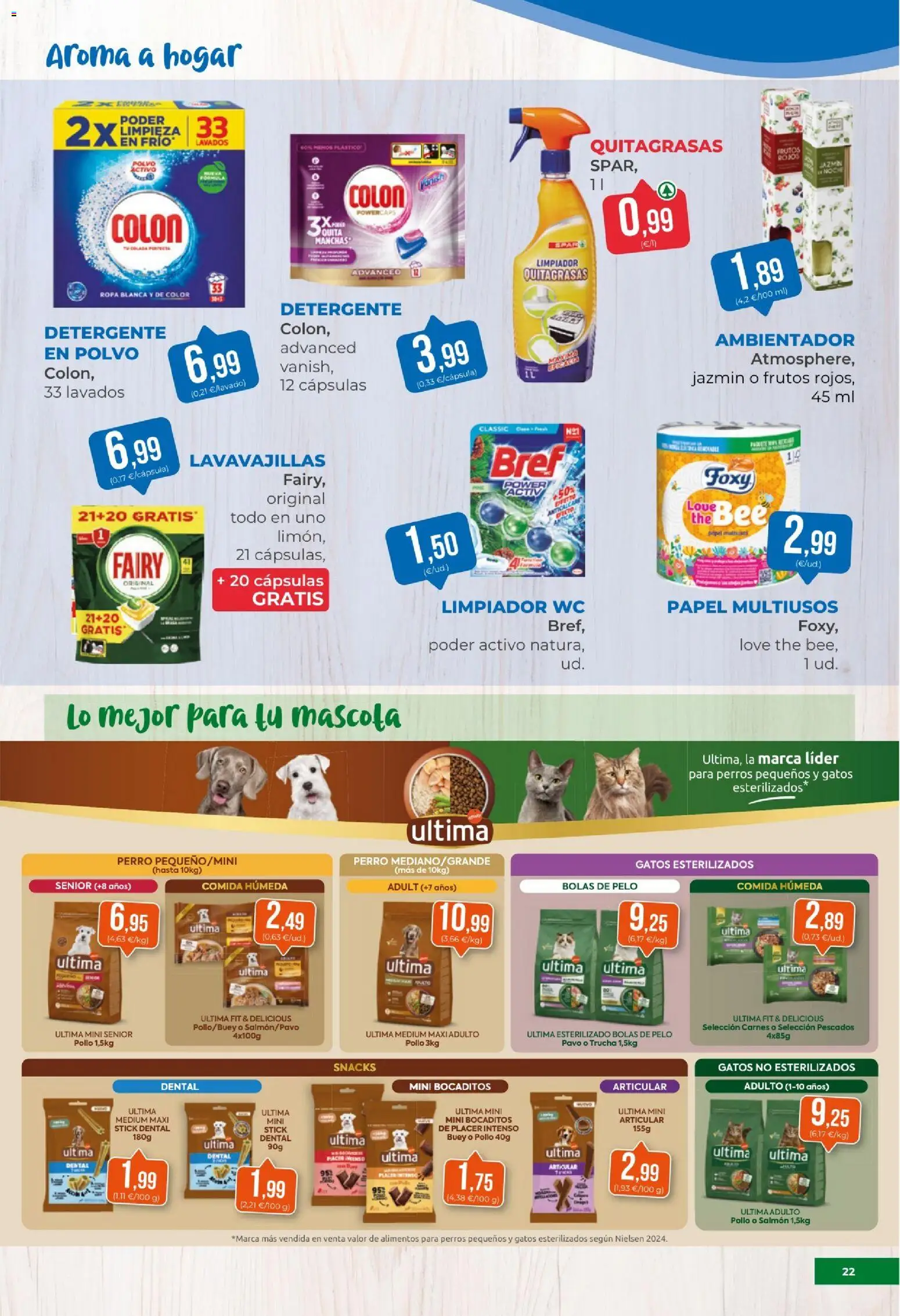 Spar - folleto │ válido desde el 14.11.2025 | Página: 22 | Productos: Detergente, Ropa, Lavavajillas, Κούβα