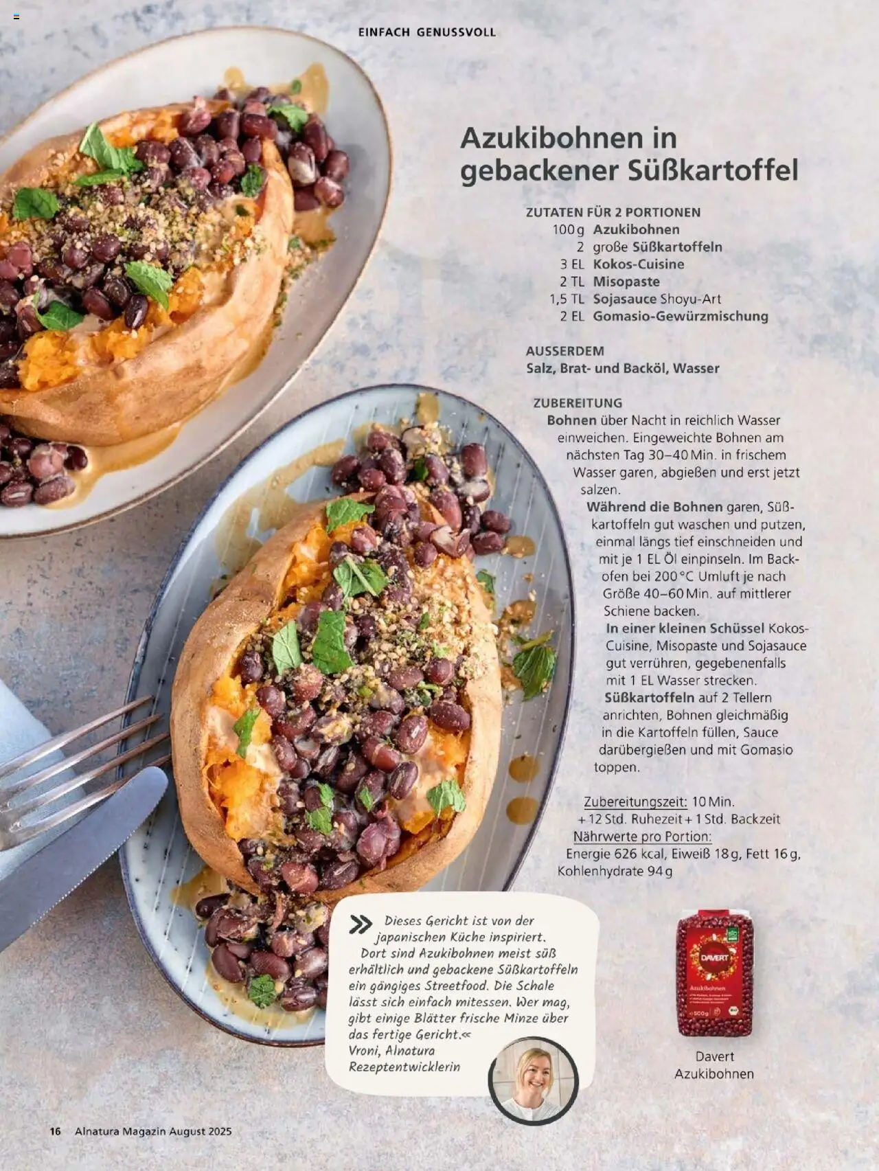 Alnatura Prospekt - gültig ab dem 01.08.2025 | Seite: 16 | Produkte: Ofen, Öl, Küche, Wasser