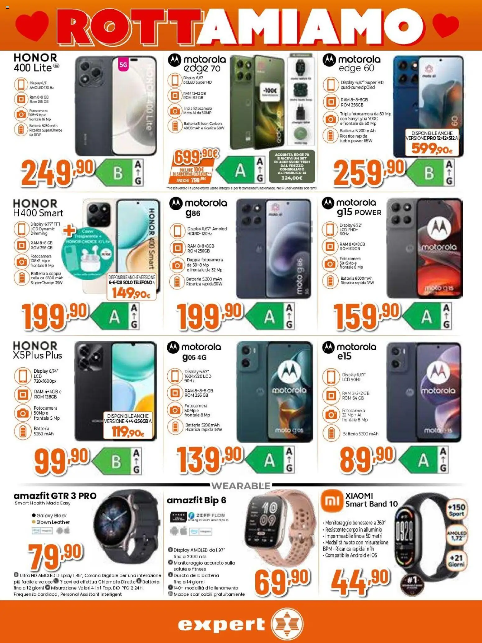 Volantino Expert del 12.02.2026 | Pagina: 8 | Prodotti: Xiaomi, Telefono, Alluminio, Batteria