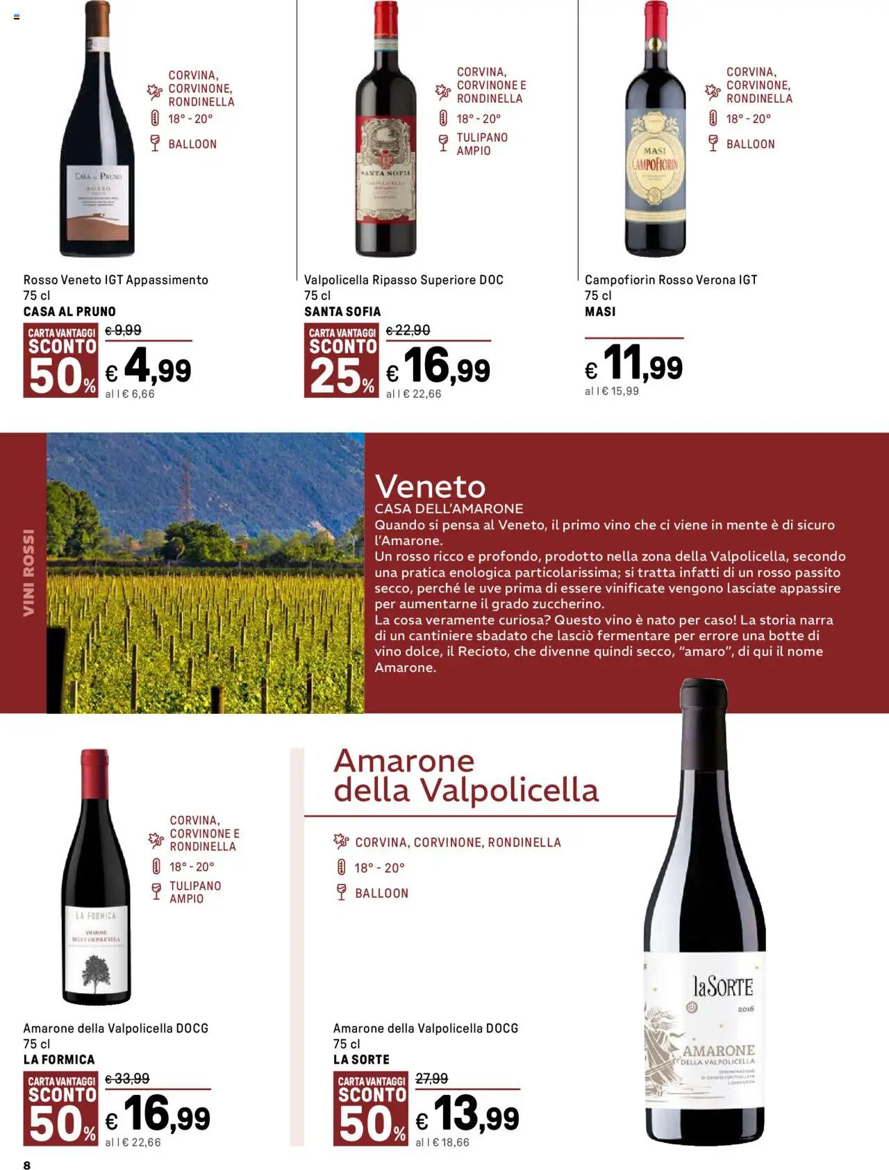 Volantino Iper del 13.10.2025 | Pagina: 8 | Prodotti: Vino
