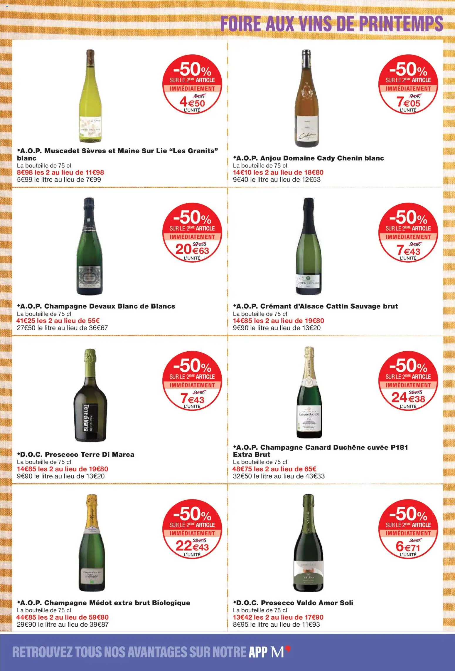 {H1} | Page: 37 | Produits: Champagne, Crémant, Prosecco, Crémant d'alsace