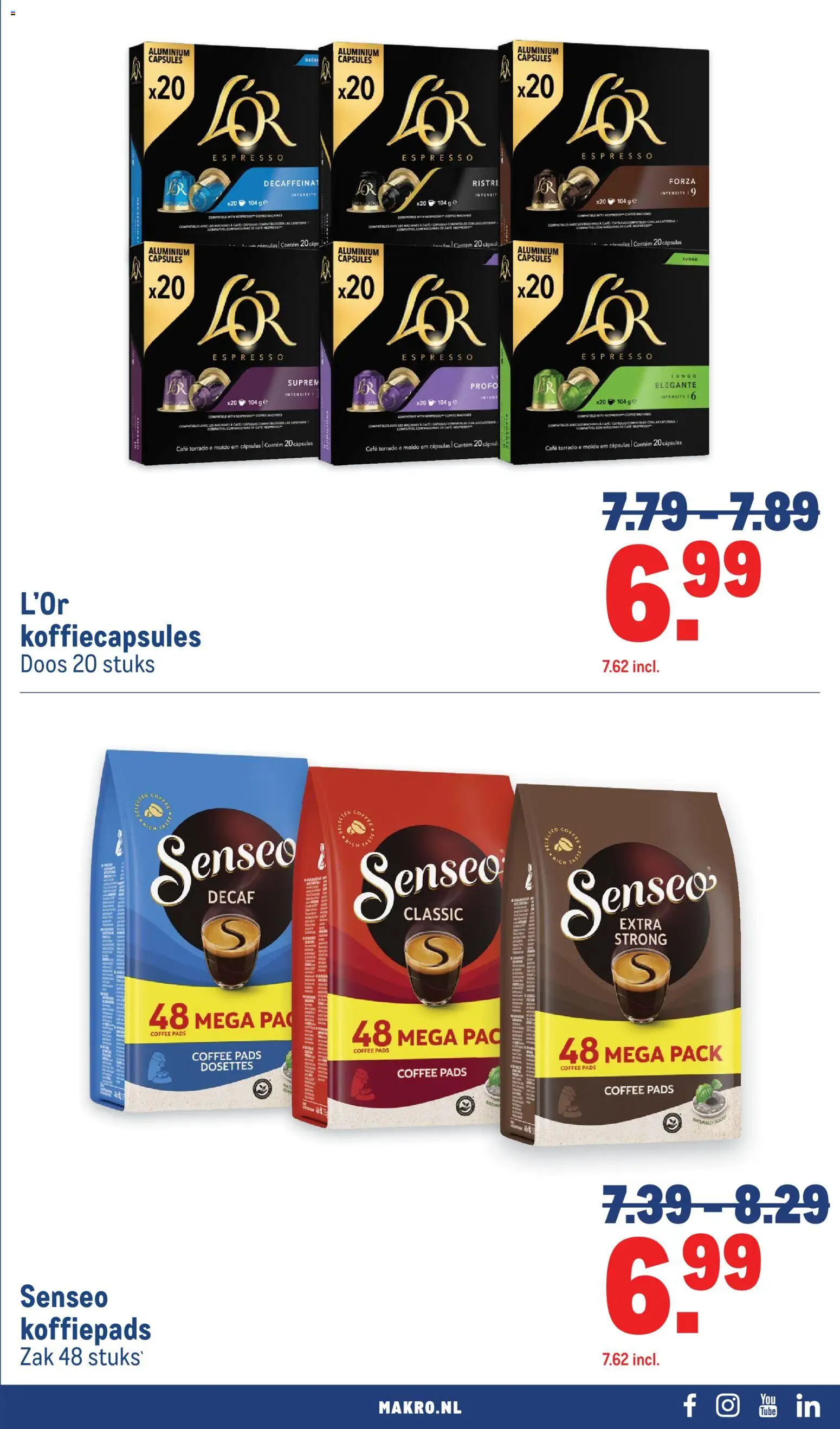 {H1} | Pagina: 33 | Producten: Koffiepads, Koffiecapsules, Zak, Pads