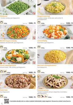 Family Frost Katalógus - amely érvényes a következő dátumtól: 01.04.2026 | Oldal: 2 | Termékek: Zöldborsó, Zöldségkeverék, Csemegekukorica, Zöldség