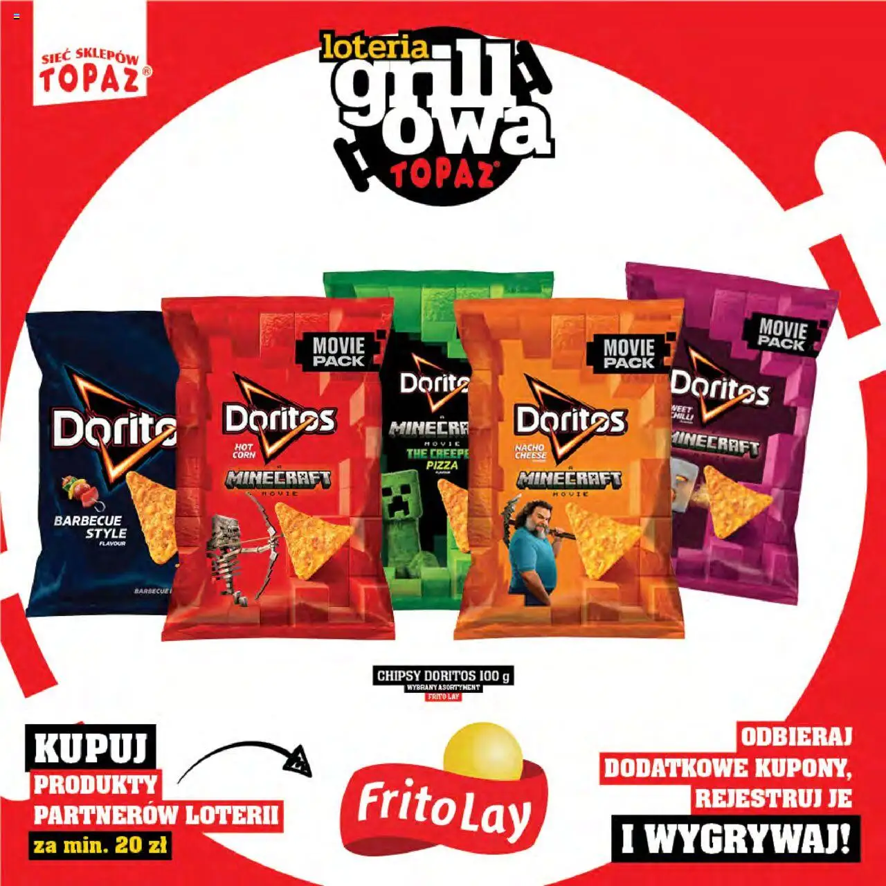Topaz Gazetka - Katalog produktów Loteria Grillowa od 25.04.2025 | Strona: 44 | Produkty: Chipsy, Doritos, Pizza
