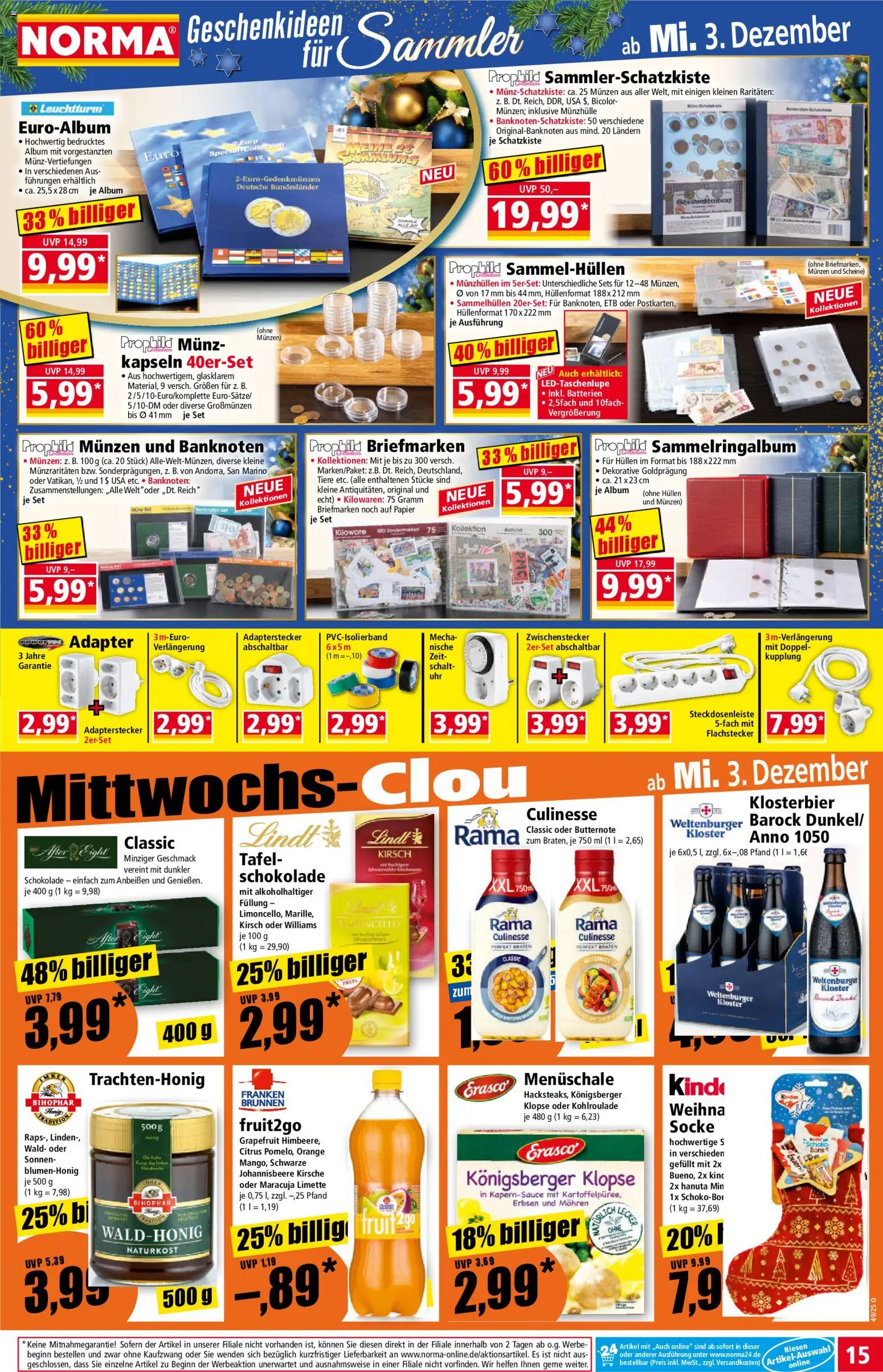 Norma - Cyber Week – gültig ab 01.12.2025 | Seite: 15 | Produkte: Batterien, Limette, Lindt, Erbsen