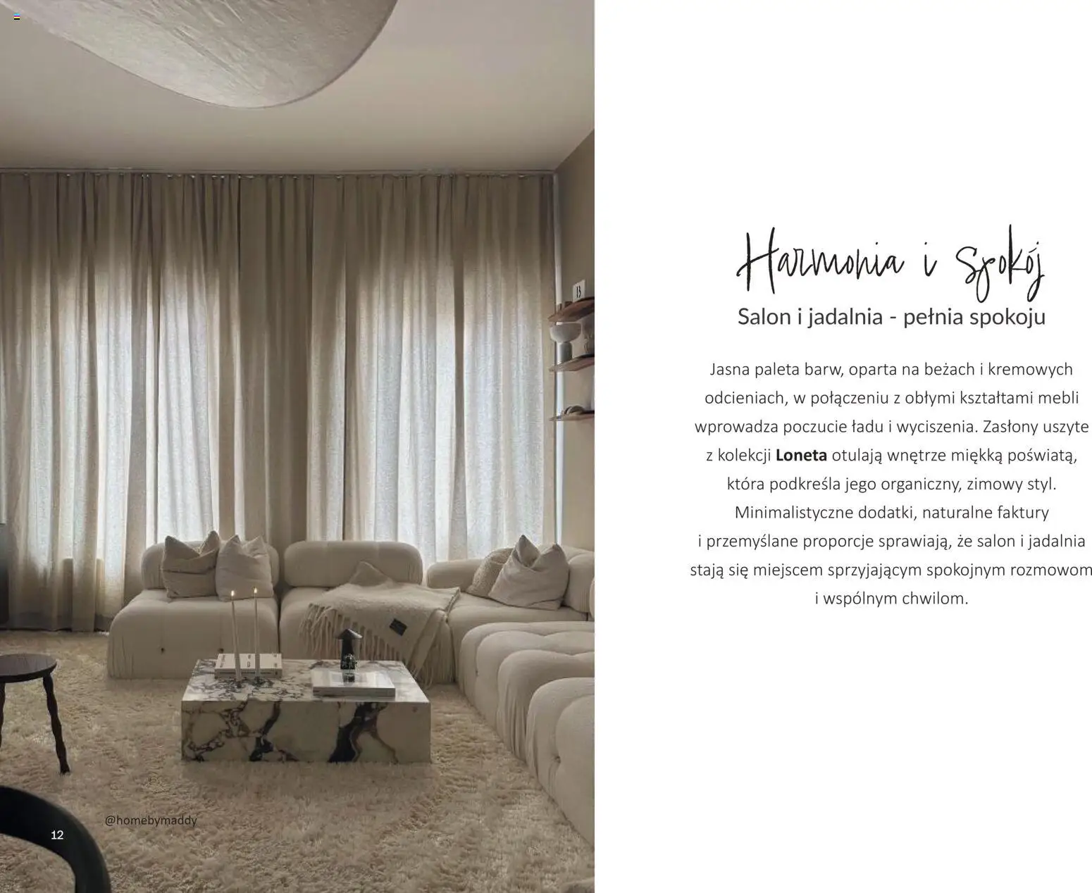 Dekoria Gazetka od 01.02.2026 | Strona: 12 | Produkty: Zasłony