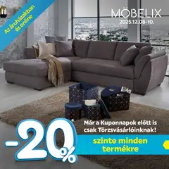 Möbelix Szórólap - amely érvényes a következő dátumtól: 08.12.2025