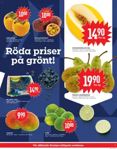 MANGO, BRASILIEN • Klass 1 • Jämförpris 29:73 kr/kg - Förhandsvisning av reklamblad från butik Willys aktuell från 26.12.2025 | Sida: 9 | Produkter: Passionsfrukt, Lime, Mango, Blåbär