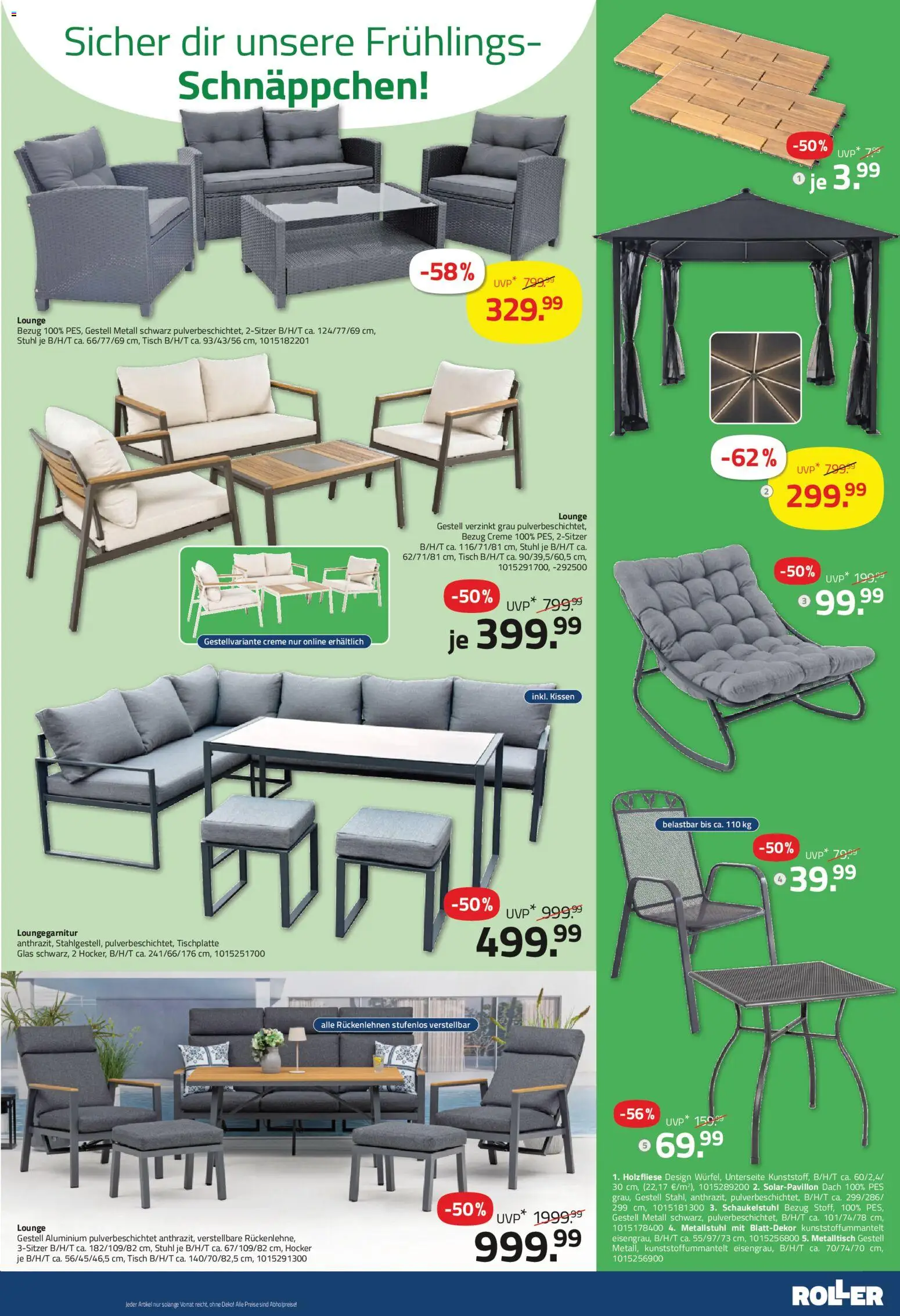 Roller Prospekt 	 – gültig ab 25.01.2026 | Seite: 11 | Produkte: Hocker, Kissen, Tisch, Stuhl