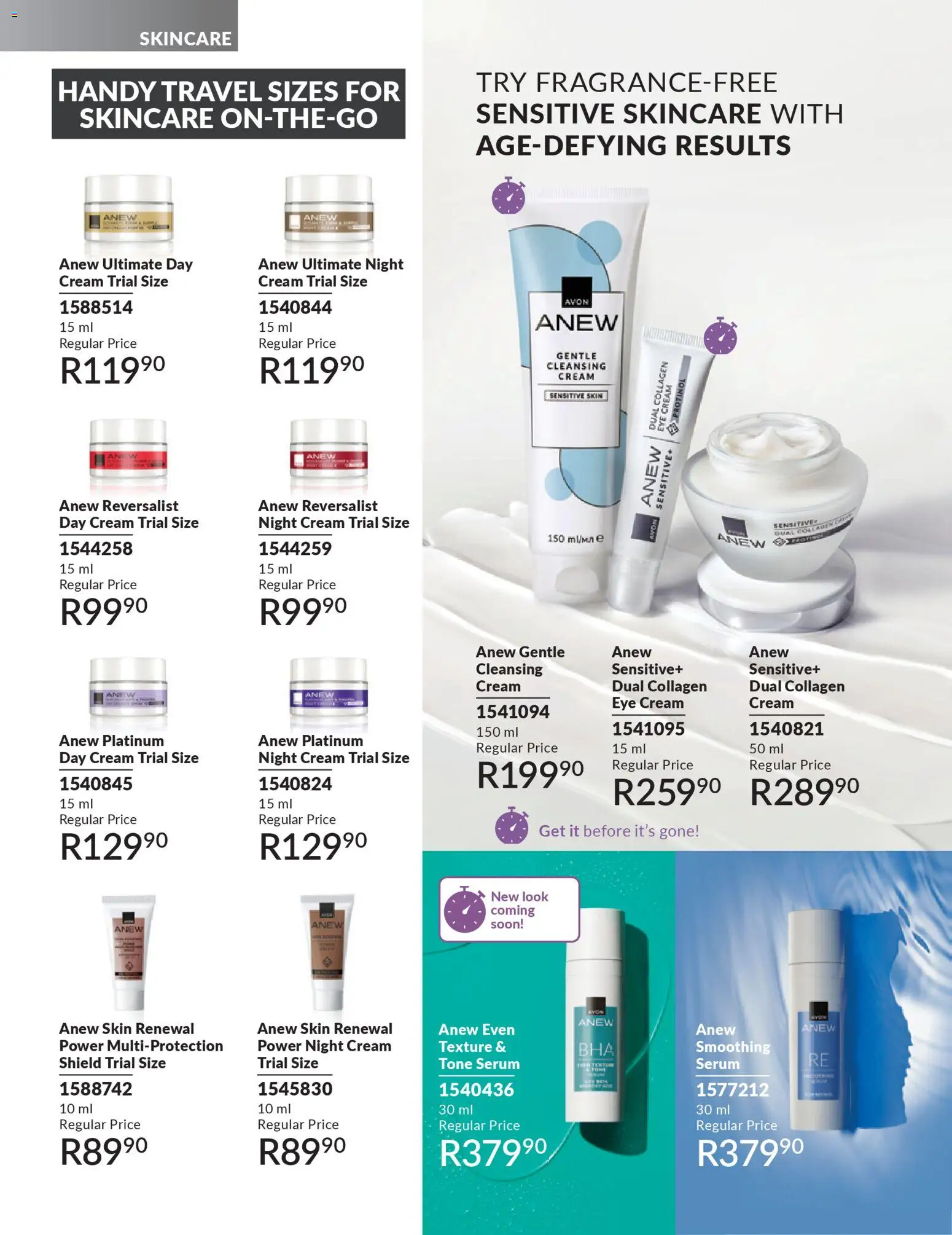 New Avon catalogue – valid from 01.03.2026 | Page: 94 | Products: Serum, Cream, Eye cream, Day cream