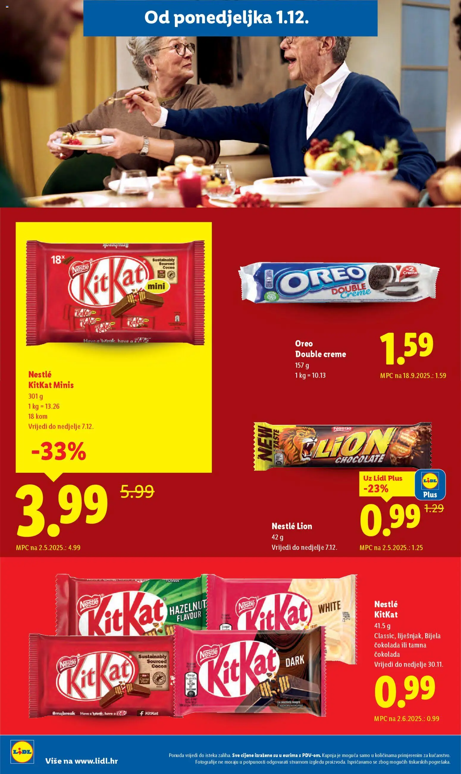 Lidl katalog | vrijedi od 01.12.2025 | Stranica: 12 | Proizvodi: Čokolada