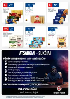Sausainiai su pistacijomis; avietėmis AMARETTI**, 2 rūšių, 170 g│galioja nuo 12.08.2025 | Puslapis: 34 | Prekių: Sausainiai, Vafliai